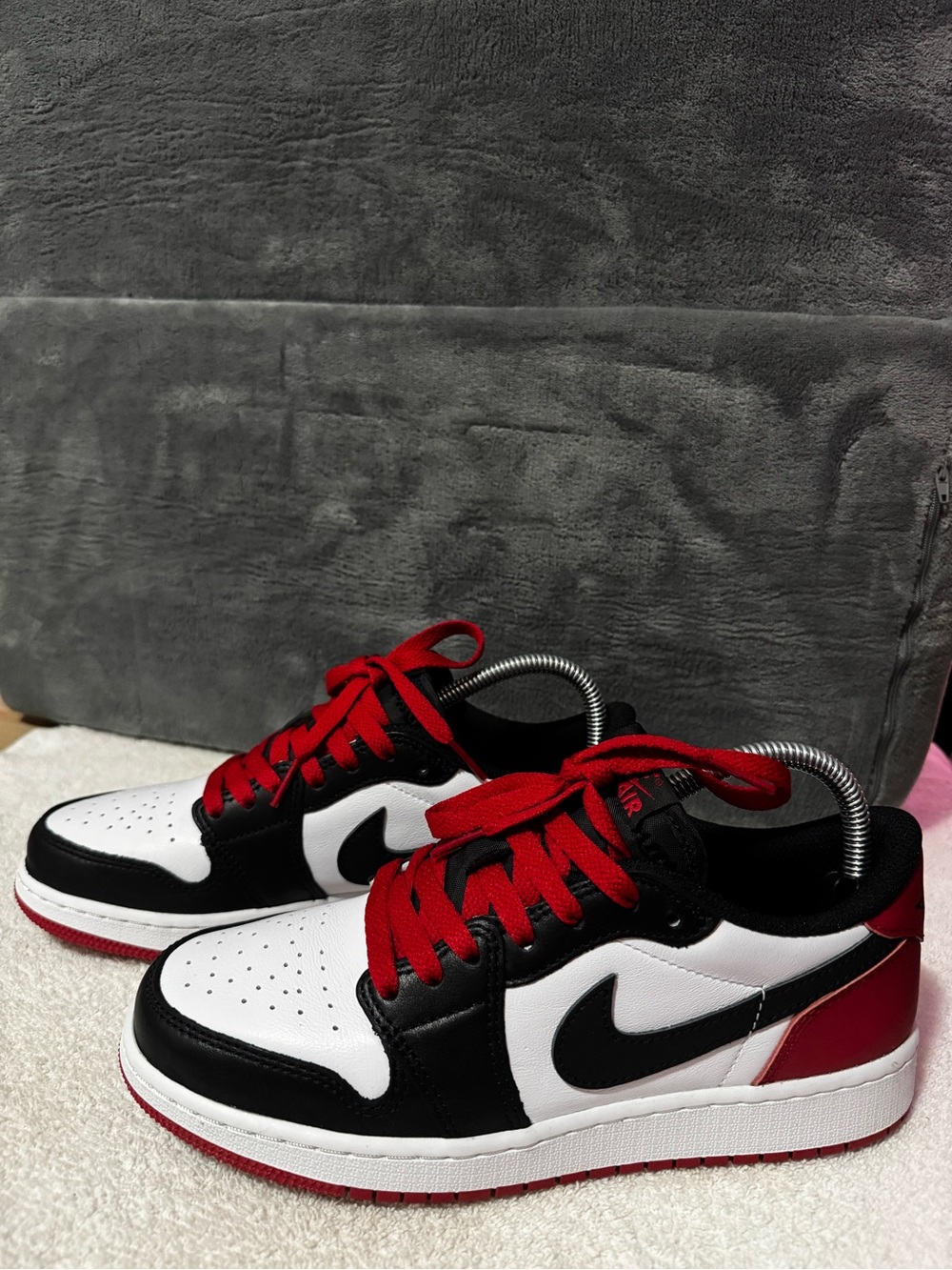 Nike 6.5Y or Women’s 7.5 Low-Top Sneakers - White/Black/Red